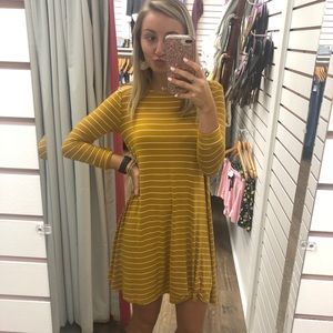 Mustard tshirt dress bought from a boutique